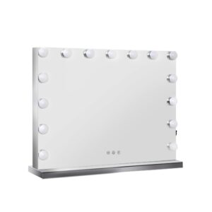 Hollywood Vanity Makeup Mirror 58x46cm LED Light Dimmable Wall Mount Touch Control