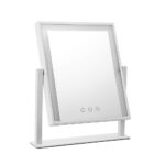 LED Lighted Makeup Mirror 30x40cm Touch Control Adjustable Brightness White