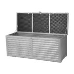 Outdoor Storage Bench Seat 390L Weather Resistant Lockable Lid Polypropylene