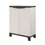 Outdoor Storage Cabinet Lockable Weather Resistant 92cm Adjustable Shelf