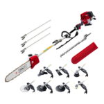 4 Stroke 40cc Pole Chainsaw Hedge Trimmer Brush Cutter Multi Tool 9 IN 1