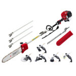 65cc 2 Stroke Petrol Pole Chainsaw Multi Tool 7 in 1 Long Reach Pruner Cutter