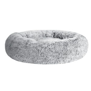 Large Dog Cat Pet Bed Washable Non Slip 90cm Charcoal Comfort