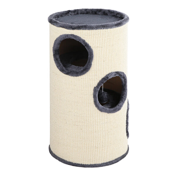 Cat Tree Scratcher 70cm Multi Level Plush Sisal Post Condo Play Tower