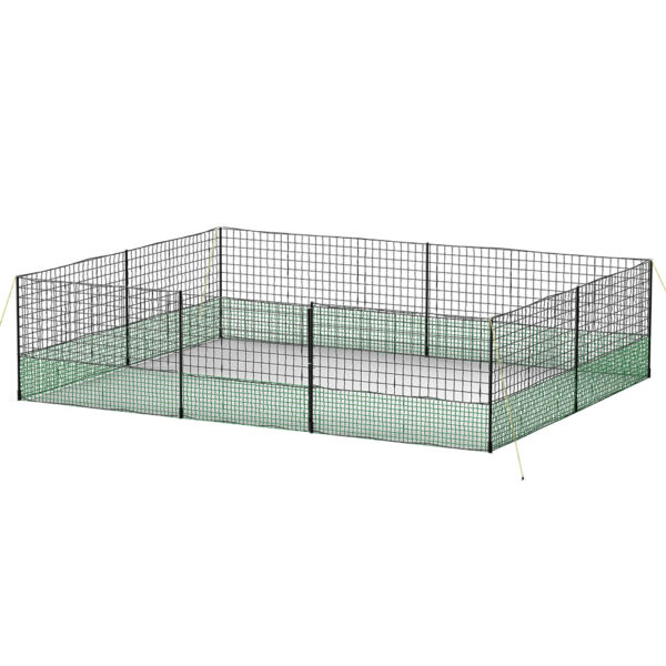 Electric Poultry Fence Netting 25Mx125CM UV Resistant with Door for Chicken Duck