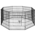 Dog Playpen 30 8 Panel Puppy Exercise Pen Indoor Outdoor Cage Fence