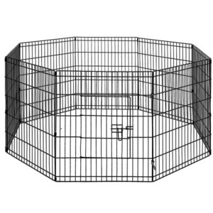 Dog Playpen 30 8 Panel Puppy Exercise Pen Indoor Outdoor Cage Fence