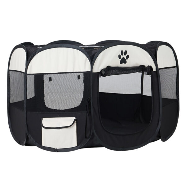 3XL Pet Playpen Enclosure 8 Panel Oxford Cloth Zippered Indoor Outdoor Use