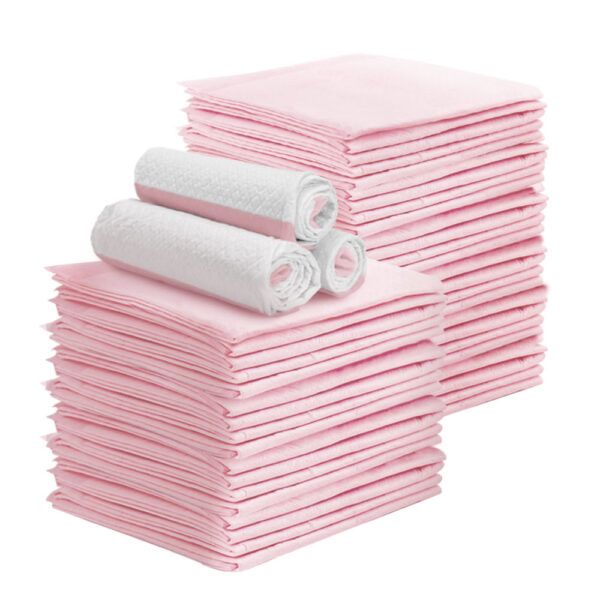 Super Absorbent Puppy Training Pads 200pcs 60x60cm Pink Dog Pee Indoor Pad