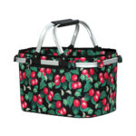 Insulated Picnic Basket Collapsible 30kg Capacity Zippered Pockets