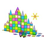 Kids 60pcs Magnetic Building Tiles Set Educational STEM Toy 3+ Safety Certified