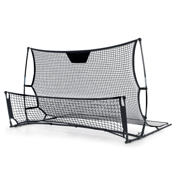 Soccer Rebounder Net XL Portable 2 in 1 Training Goal Trainer 210x120cm Lightweight