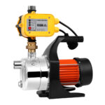 High Pressure Garden Water Pump 1500W Irrigation Controller Yellow 72L/min