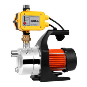 High Pressure Garden Water Pump 1500W Irrigation Controller Yellow 72L/min