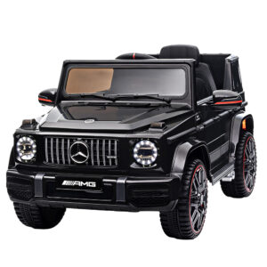 Kids Electric Ride On Car AMG G63 12V Remote Control Safety Belt Black