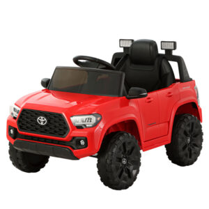 Kids Electric Ride On Car 12V Battery Red Jeep with Remote Control Safety Belt