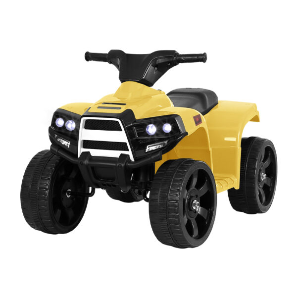 Kids Electric ATV Ride On Car 4 Wheeler 20W Motor 6V Battery Yellow Anti slip