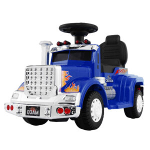 Kids Electric Ride On Truck Car Toy 6V Battery Blue Motorbike with Music & Light