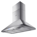 Range Hood 1200mm Wall Mount 3000m3/hr Twin Motor 3 Speed LED Lights Stainless