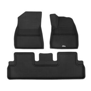 Car Rubber Floor Mats Set Non Slip for Tesla Model 3 2021 2022 All Weather TPR