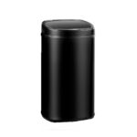 Automatic Sensor Trash Can 58L Black Fingerprint Resistant Liner Holder