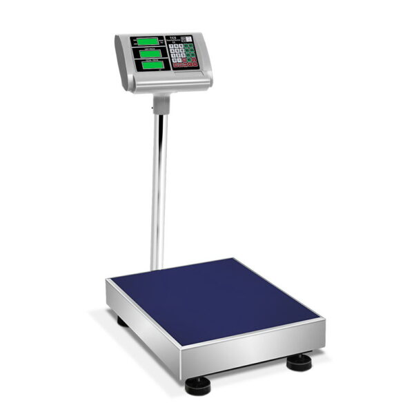 Digital Platform Scale 150KG Capacity Precision Sensor Rechargeable Battery