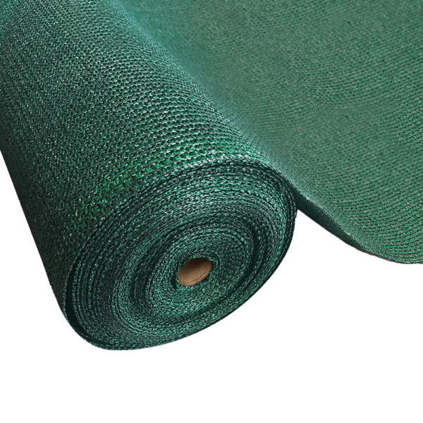 Heavy Duty Shade Cloth 3.66x10m UV Stabilized 90% Block Knitted Green Sail