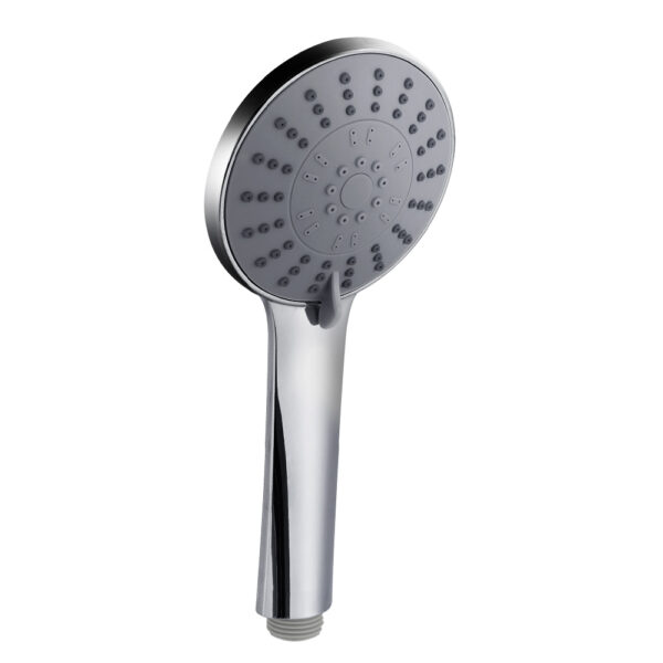 Handheld Shower Head High Pressure 5 Spray 4.5 Chrome Water Saving ABS 3 Star