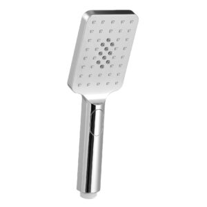 Handheld Shower Head High Pressure 3.1'' 3 Modes Water Saving Chrome Square