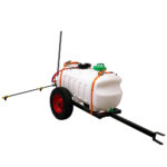 Weed Sprayer 100L Tank Trailer 150kg Capacity 1.5m Boom 100psi Pump 6m Hose