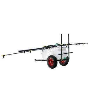 ATV Weed Sprayer 100L 5M Boom 100psi 13L/min Flow Trailer 150kg Capacity Pump