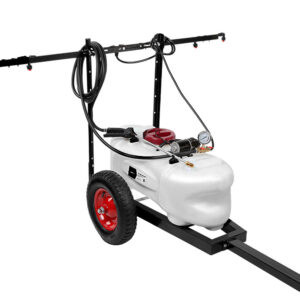 ATV Weed Sprayer 100L Tank with Trailer 108psi Pump 2.5m Boom Range 150kg Capacity