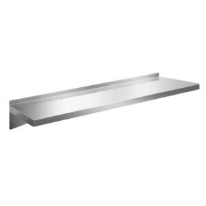 Stainless Steel Wall Shelf 1200mm Heavy Duty Rust Proof Kitchen Storage Rack