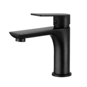 Swivel Bathroom Basin Mixer Tap Matte Black 35mm Ceramic Cartridge WELS 4 Star