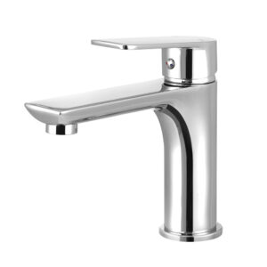 Bathroom Mixer Tap 180° Swivel Spout Chrome 4 Star WELS 7.5L/Min Round Design