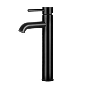 Basin Mixer Tap Matte Black 5 Star WELS 35mm Ceramic Cartridge Stainless Steel