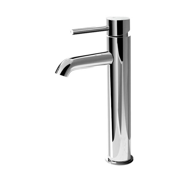 Basin Mixer Tap 5 Star WELS Chrome 35mm Ceramic Cartridge Silver Finish