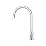 Kitchen Mixer Tap 360° Swivel 4 Star WELS 7L/M Drip Free Ceramic Silver 70cm