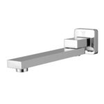 Wall Bath Spout Swivel 180° Chrome Square Bathtub Shower WaterMark Brass