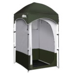 Outdoor Shower Tent Portable Camping Changing Room Ensuite Extra Headroom Mesh Flooring