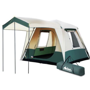 4 Person Dome Tent Instant Pop Up Family Camping Hiking UV Water Resistant