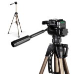 Professional Camera Tripod Stand DSLR Adjustable 62 160cm Gold Quick Release