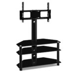 3 Tier TV Stand 32 60 Screen Swivel Mount Adjustable Height Cable Management