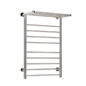 Electric Heated Towel Rail 14 Bar Wall Mounted 40 50°C 220W Stainless Steel