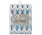 Cot Fitted Sheet Blue by Petit Nest