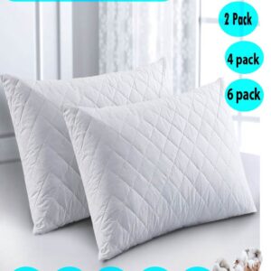 100% Cotton Waterproof Pillow Protector (Pack of 2)