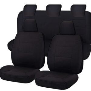 Seat Covers for MAZDA BT-50 FR UR 09/2015 - 06/2020 DUAL CAB FR BLACK CHALLENGER