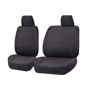 Seat Covers for  HILUX KUN16R SERIES 04/2005 - 06/2015 SINGLE / DUAL CAB UTILITY FRONT BUCKET + _ BENCH CHARCOAL CHALLENGER