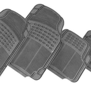 THUNDER 4-Piece Car Mat - GREY [Rubber]