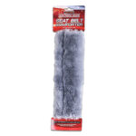 Single Sheepskin Seat Belt Pad 26Cm - Silver